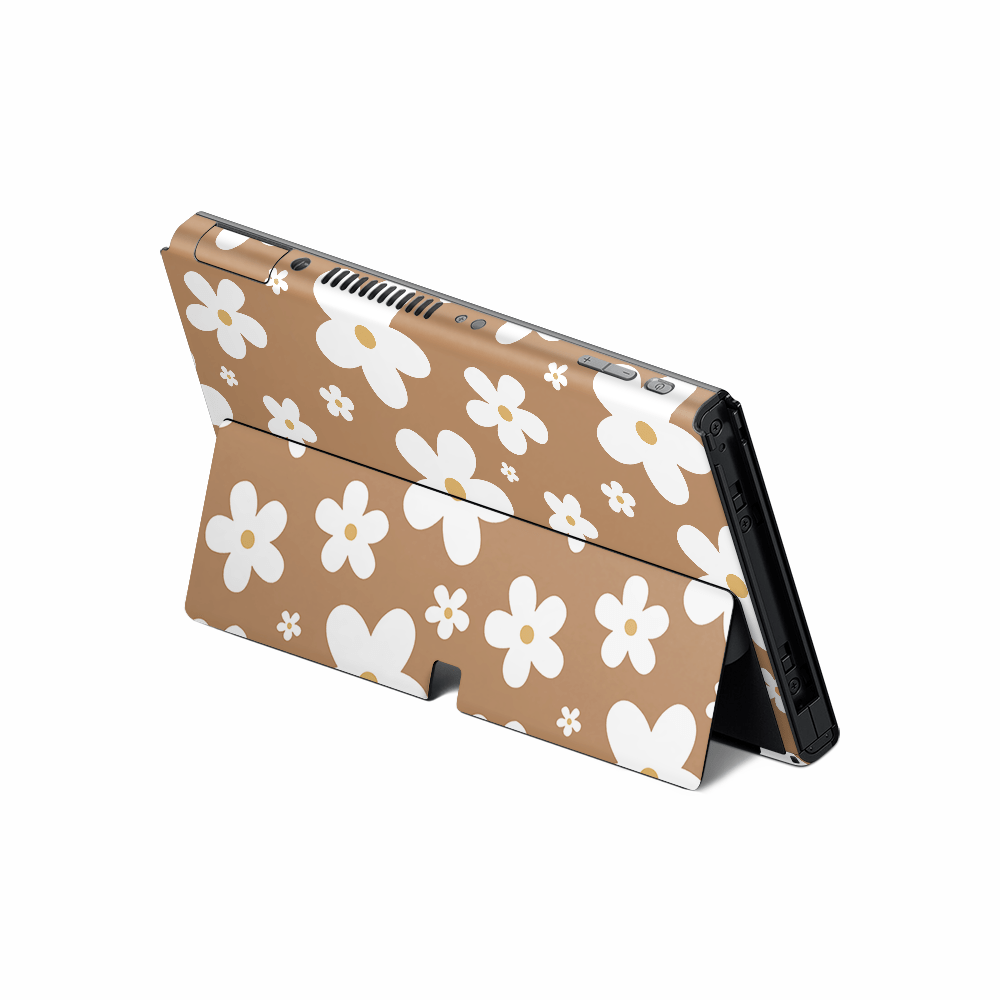 Woodland Daisies Nintendo Switch OLED Skin