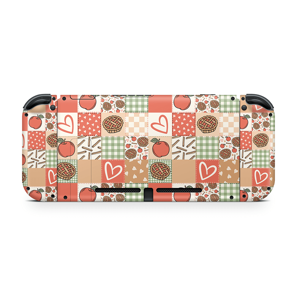 Cozy Pie Patchwork Nintendo Switch Skin