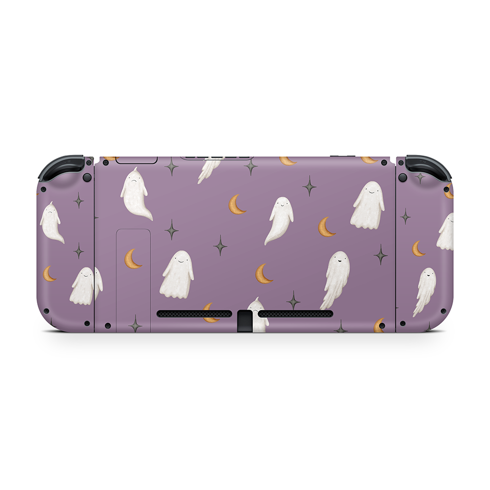 Haunting Wisps Purple Nintendo Switch Skin