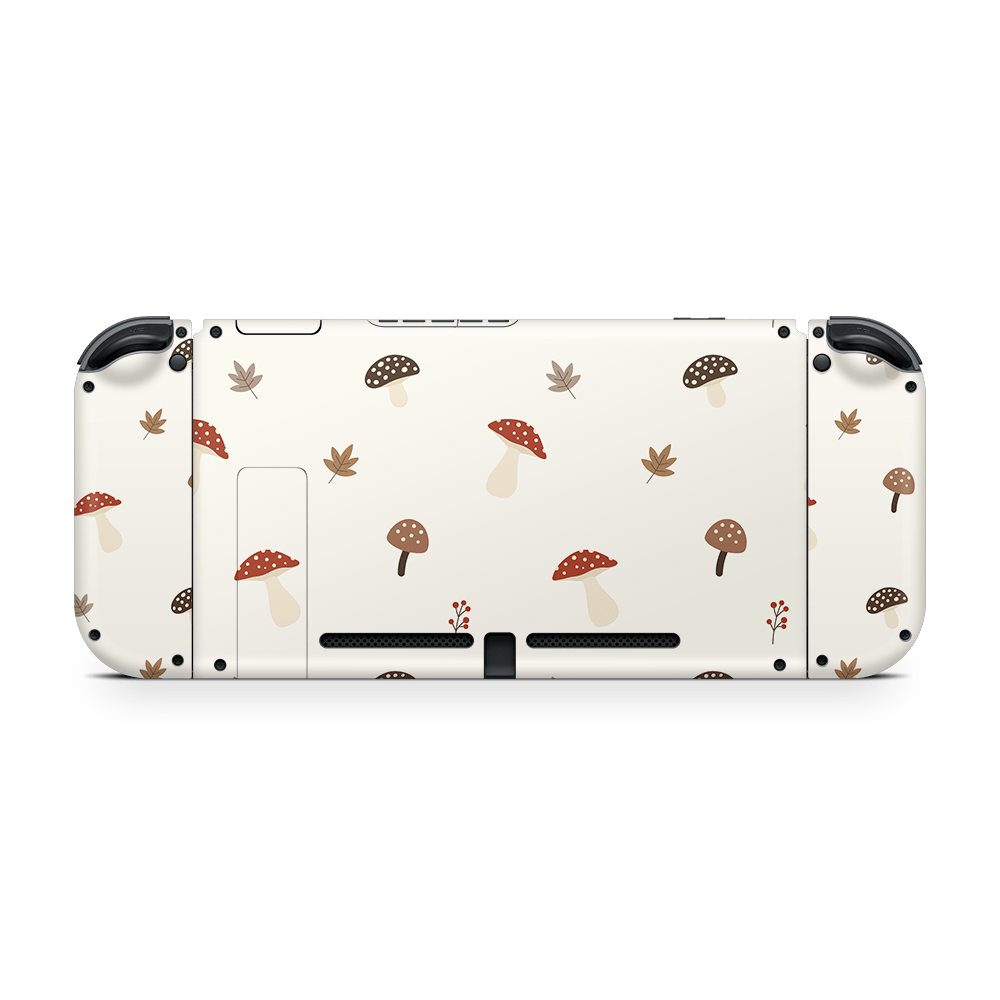 Autumn Mushies Nintendo Switch Skin