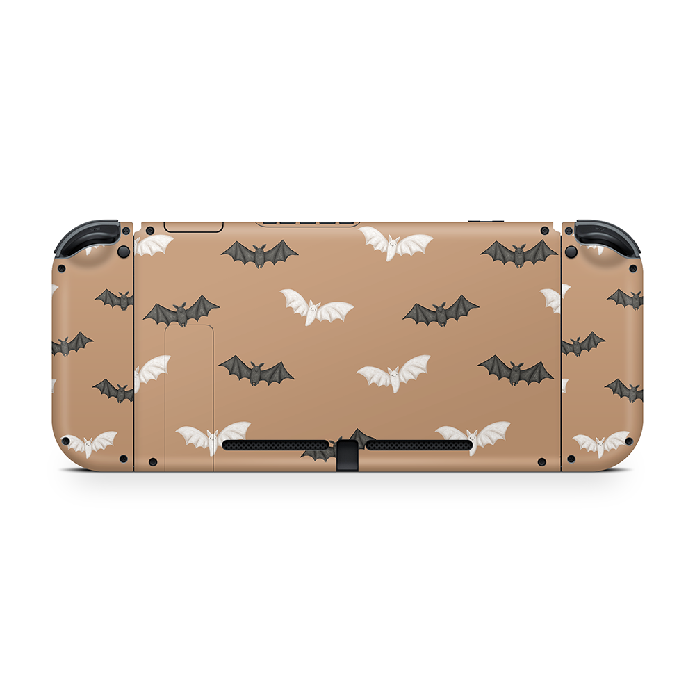 Phantom Bats Orange Nintendo Switch Skin