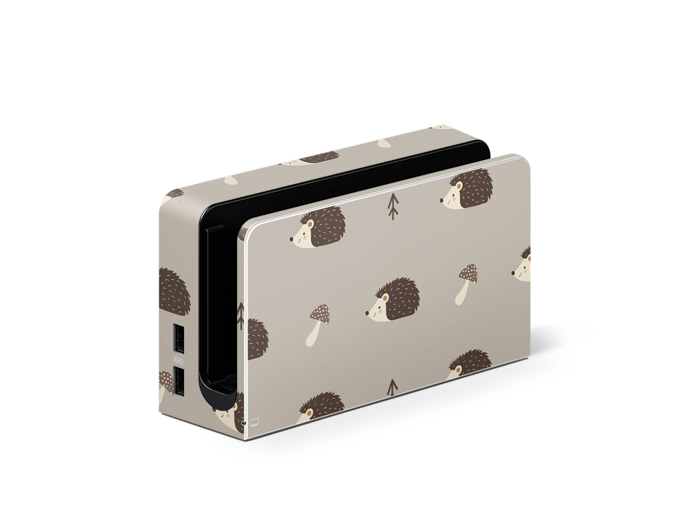 Woodsy Hedgehogs Nintendo Switch OLED Skin