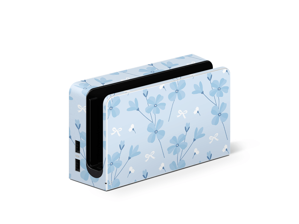 Forget Me Not Nintendo Switch OLED Skin