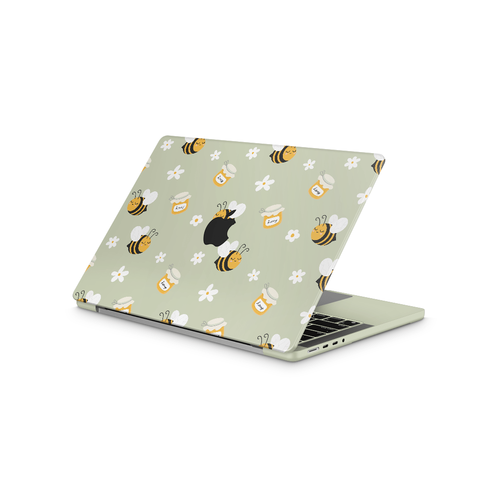 Honey Bees Apple MacBook Skins