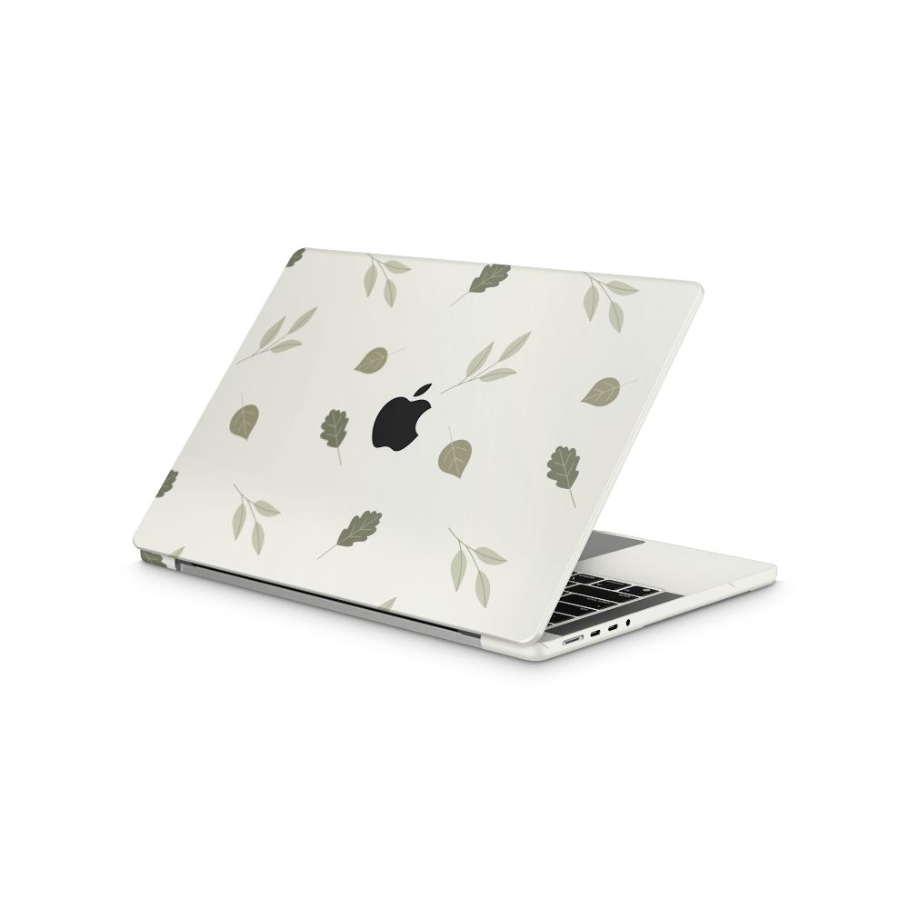 Leafy Foliage Apple MacBook Skins