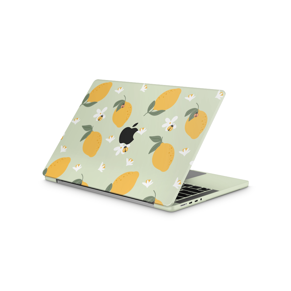 Zesty Lemons Green Apple MacBook Skins