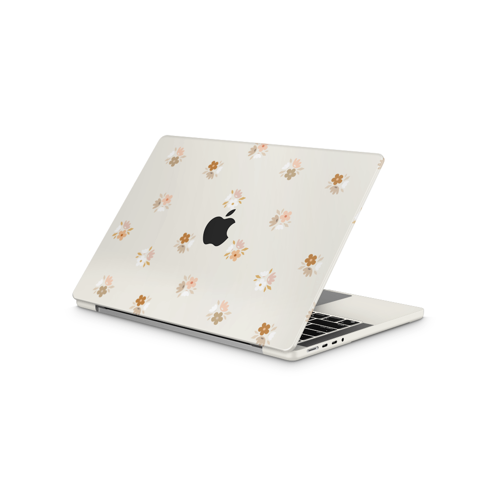 Wild Posy Apple MacBook Skins