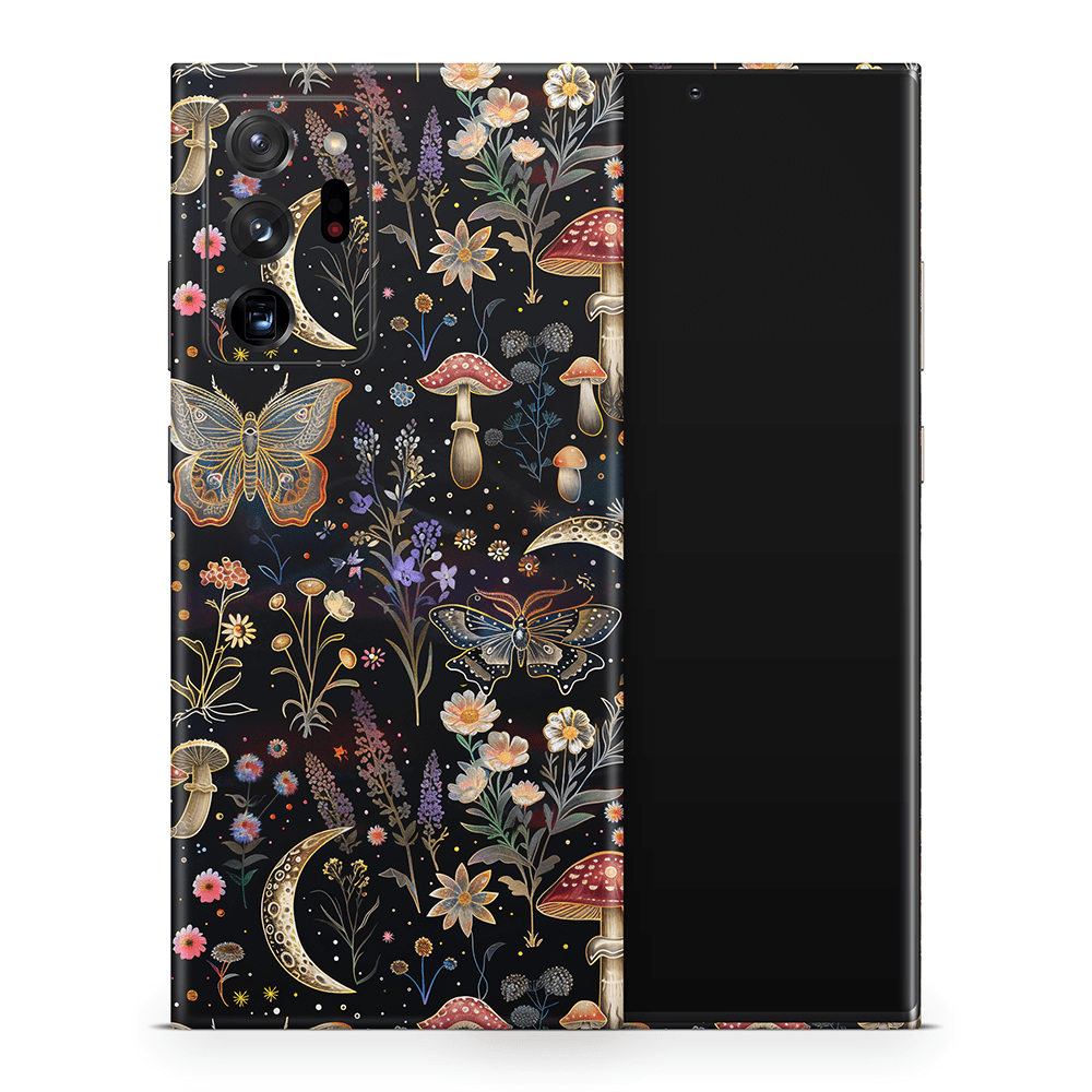 Sparkling Mushies Samsung Galaxy Note Skins