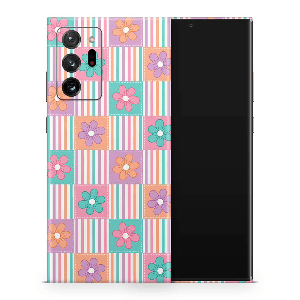Daisy Patchwork Samsung Galaxy Note Skins