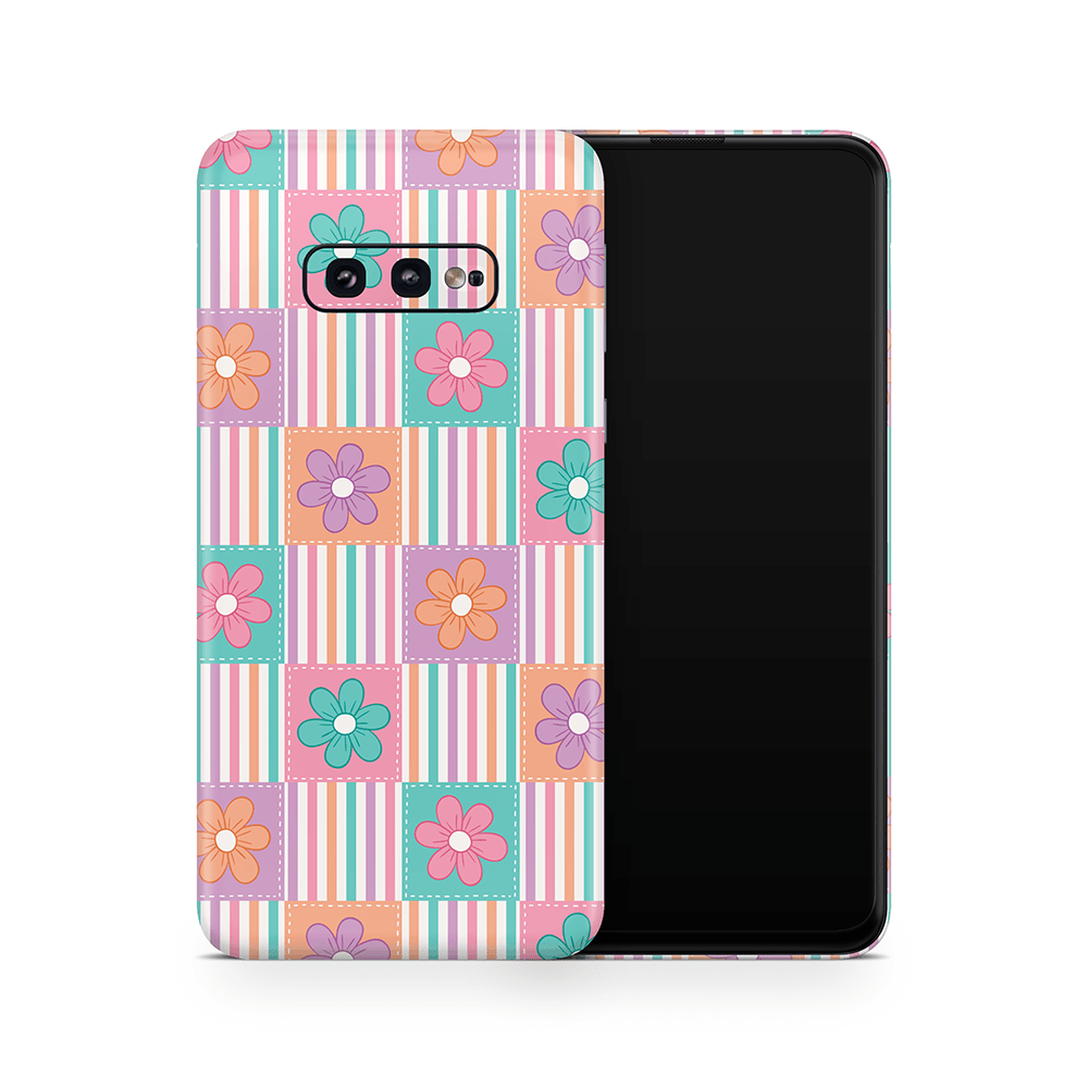 Daisy Patchwork Samsung Galaxy S Skins