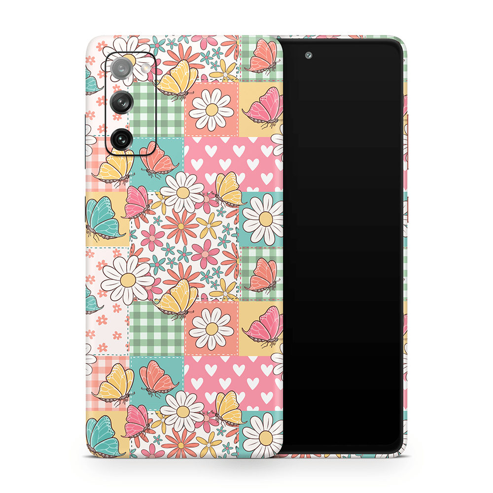 Butterfly Patchwork Samsung Galaxy S Skins