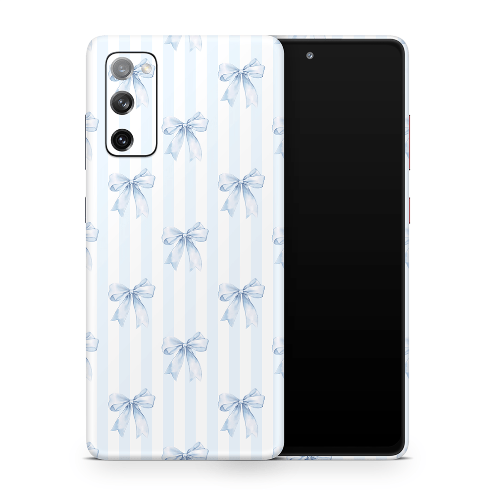 Sky Blue Bows Samsung Galaxy S Skins