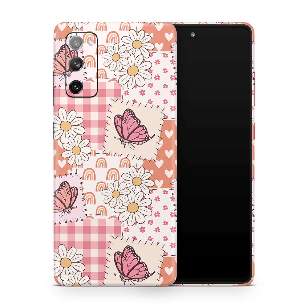 Blush Patchwork Samsung Galaxy S Skins