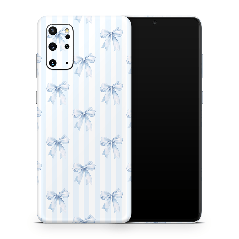 Sky Blue Bows Samsung Galaxy S Skins