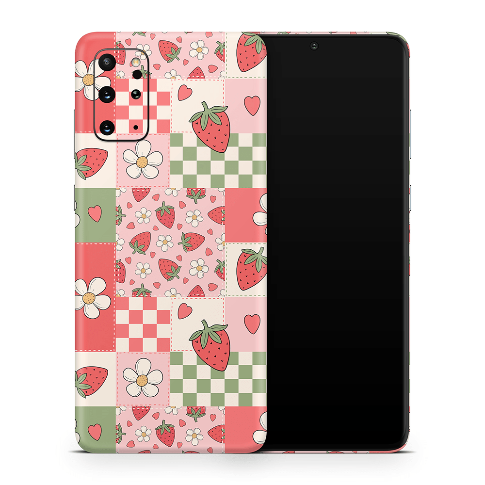 Strawberry Patchwork Samsung Galaxy S Skins