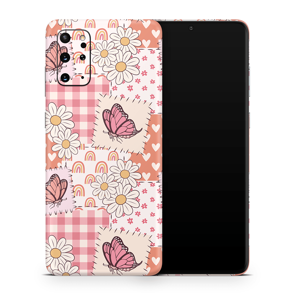 Blush Patchwork Samsung Galaxy S Skins
