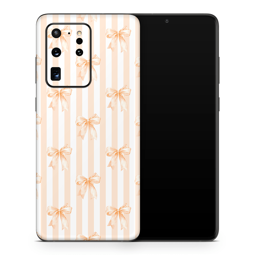 Apricot Bows Samsung Galaxy S Skins