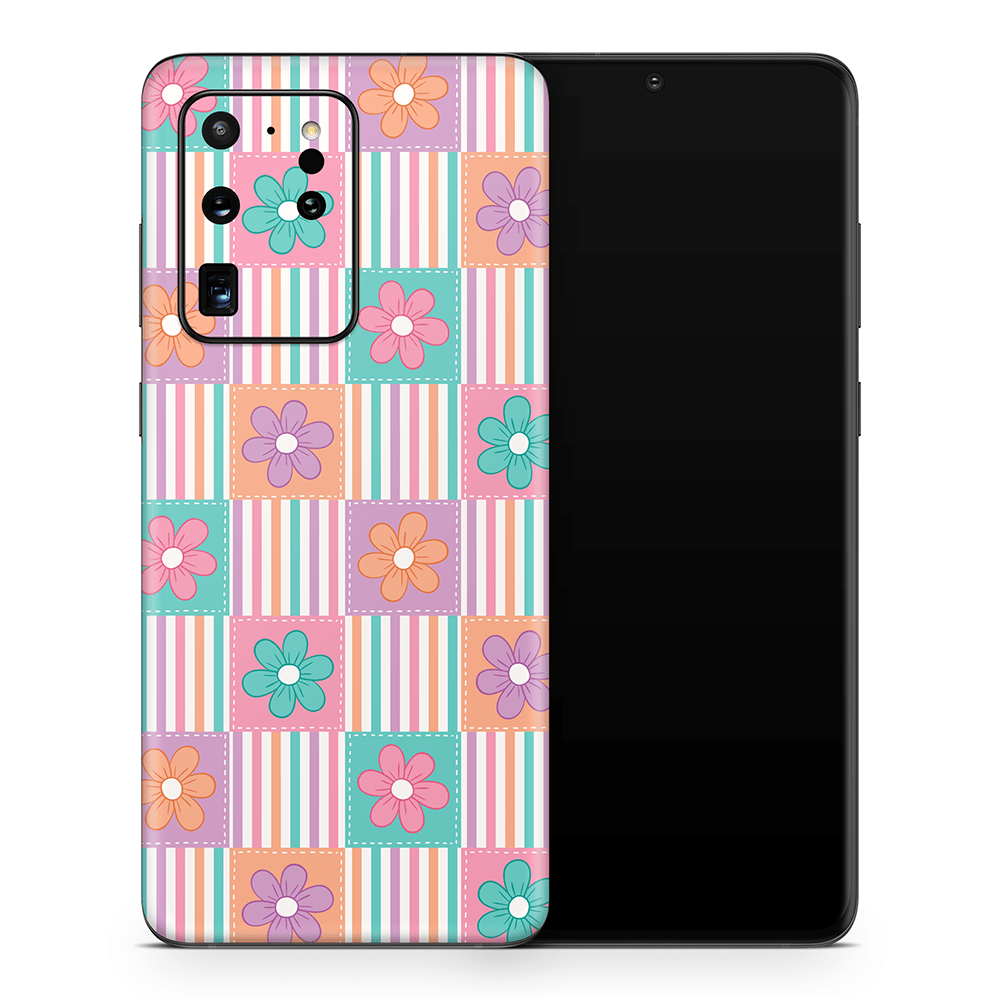 Daisy Patchwork Samsung Galaxy S Skins