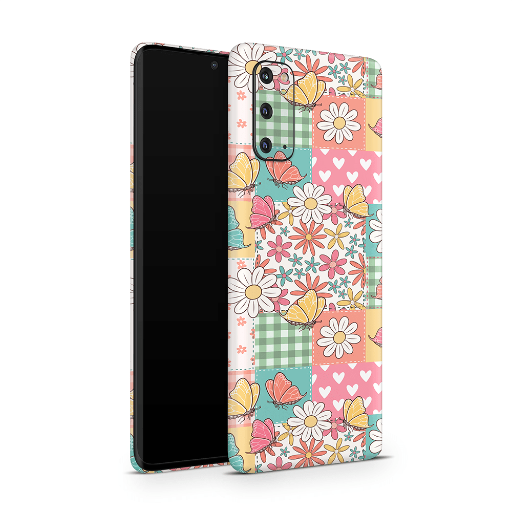 Butterfly Patchwork Samsung Galaxy S Skins