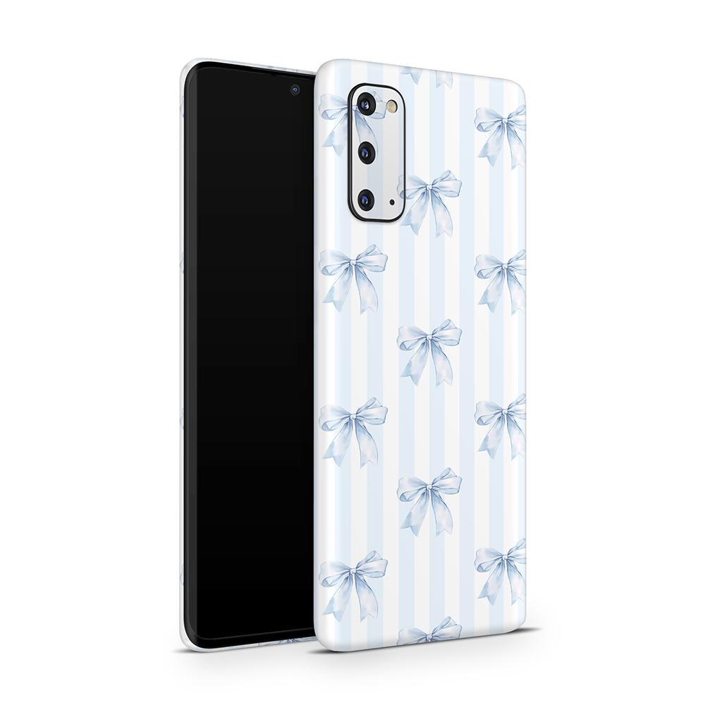 Sky Blue Bows Samsung Galaxy S Skins