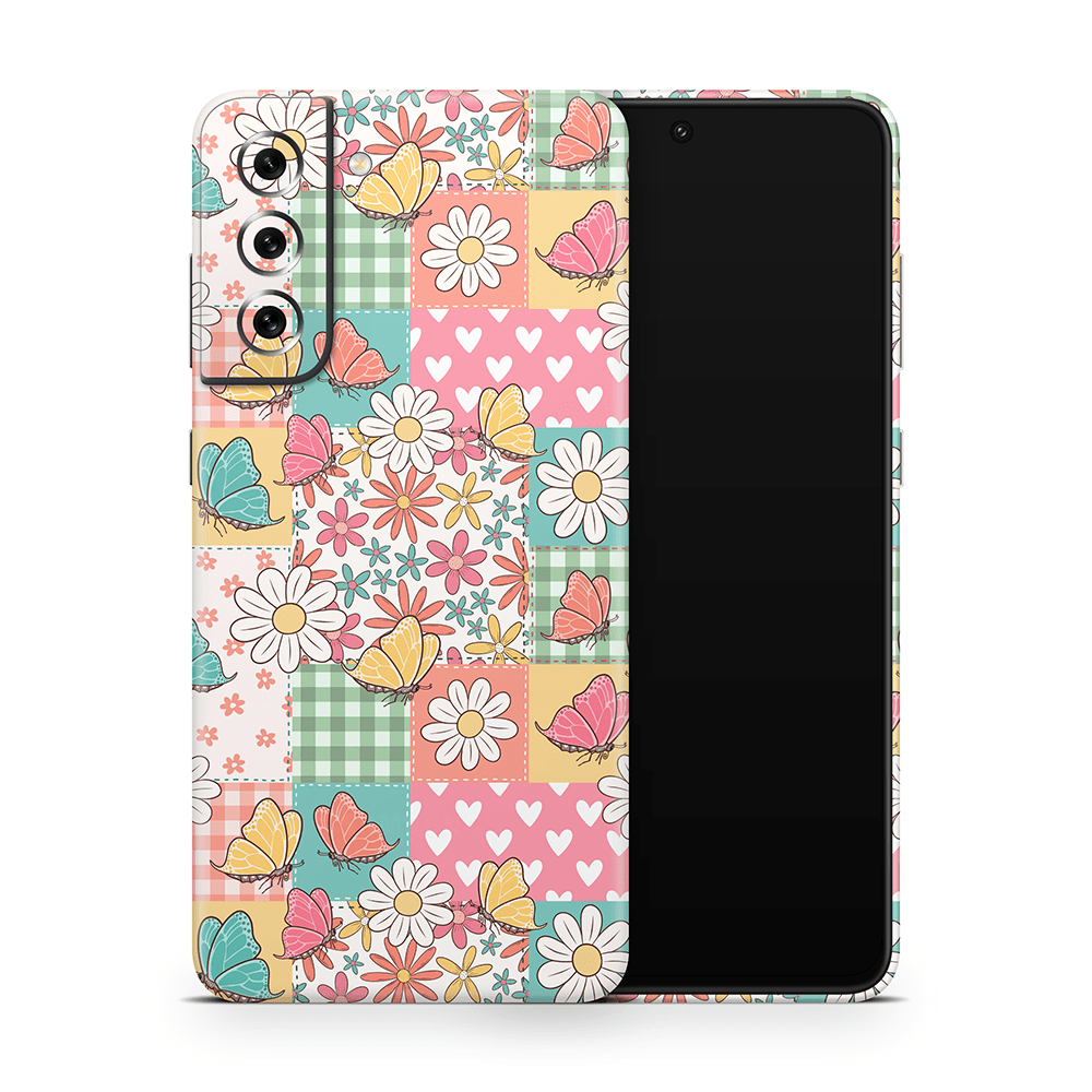 Butterfly Patchwork Samsung Galaxy S Skins
