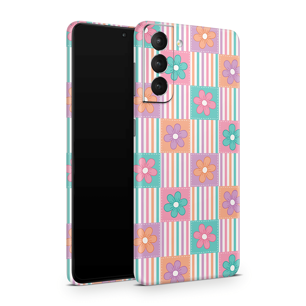 Daisy Patchwork Samsung Galaxy S Skins