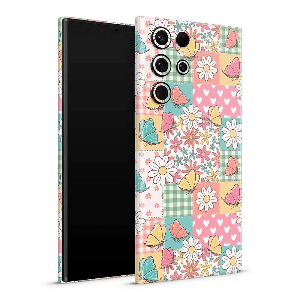 Butterfly Patchwork Samsung Galaxy S Skins