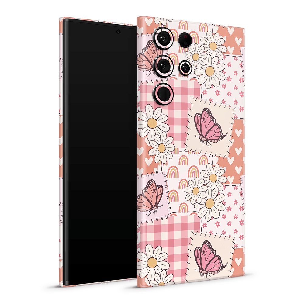 Blush Patchwork Samsung Galaxy S Skins