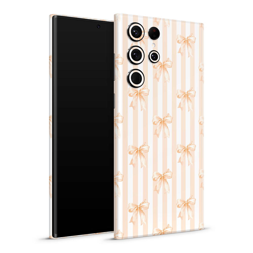 Apricot Bows Samsung Galaxy S Skins