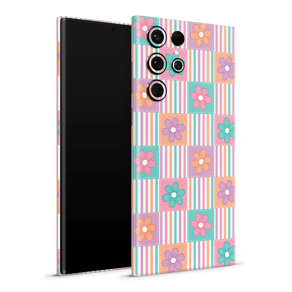 Daisy Patchwork Samsung Galaxy S Skins