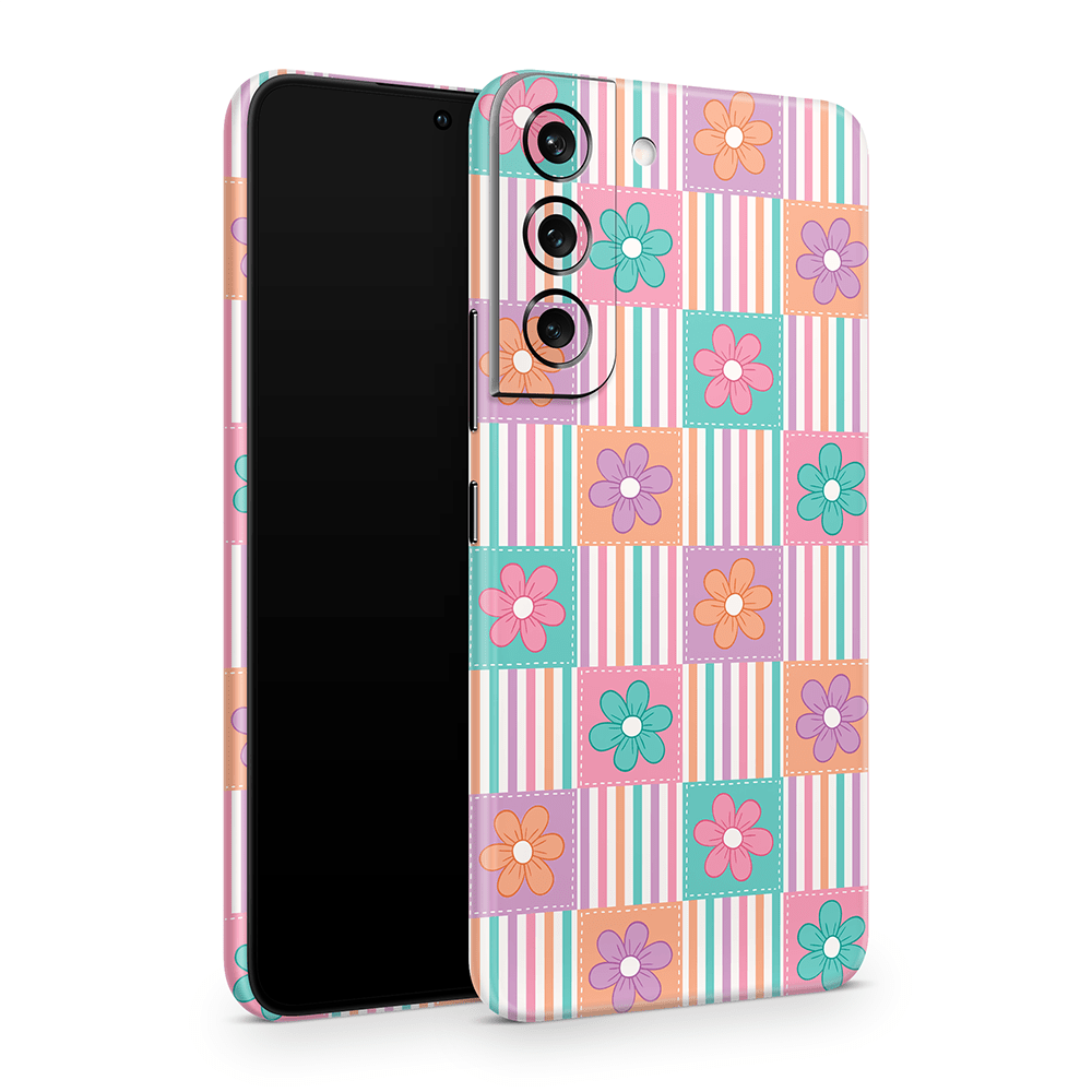 Daisy Patchwork Samsung Galaxy S Skins