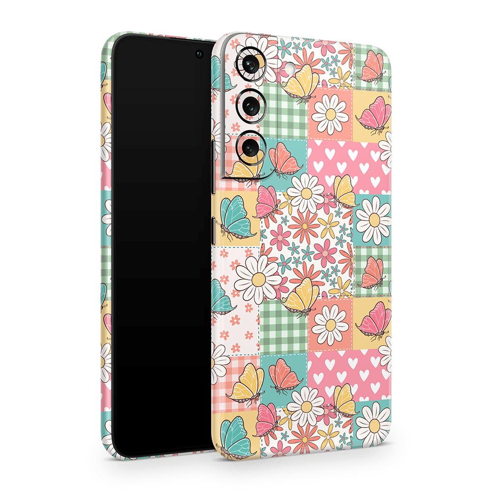 Butterfly Patchwork Samsung Galaxy S Skins