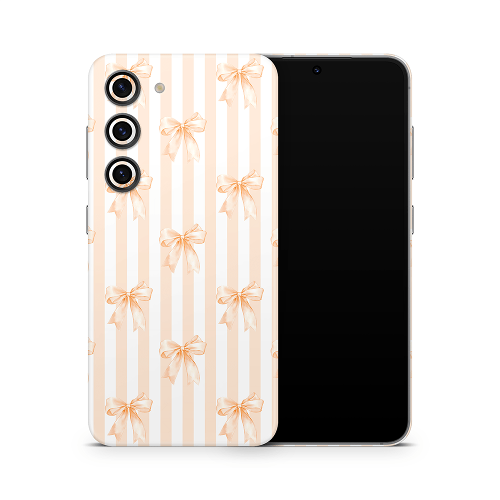 Apricot Bows Samsung Galaxy S Skins