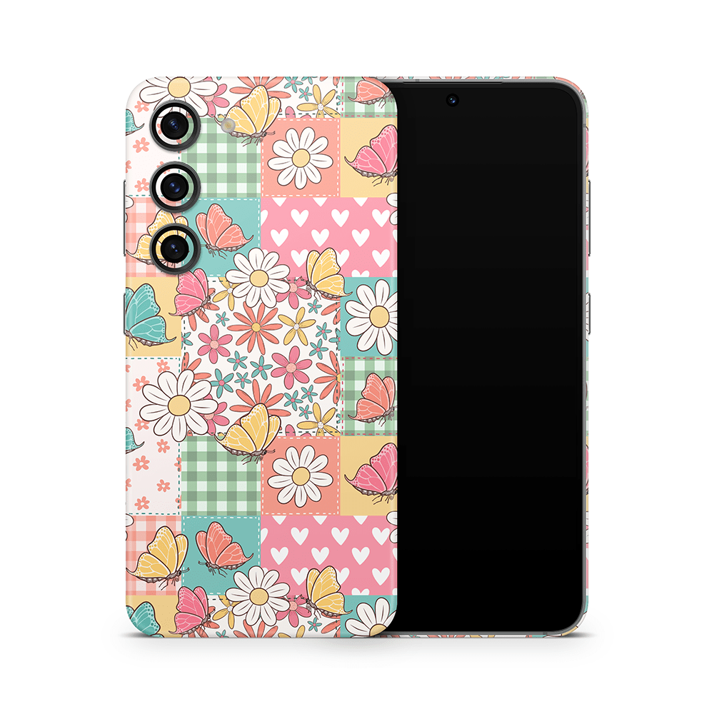 Butterfly Patchwork Samsung Galaxy S Skins