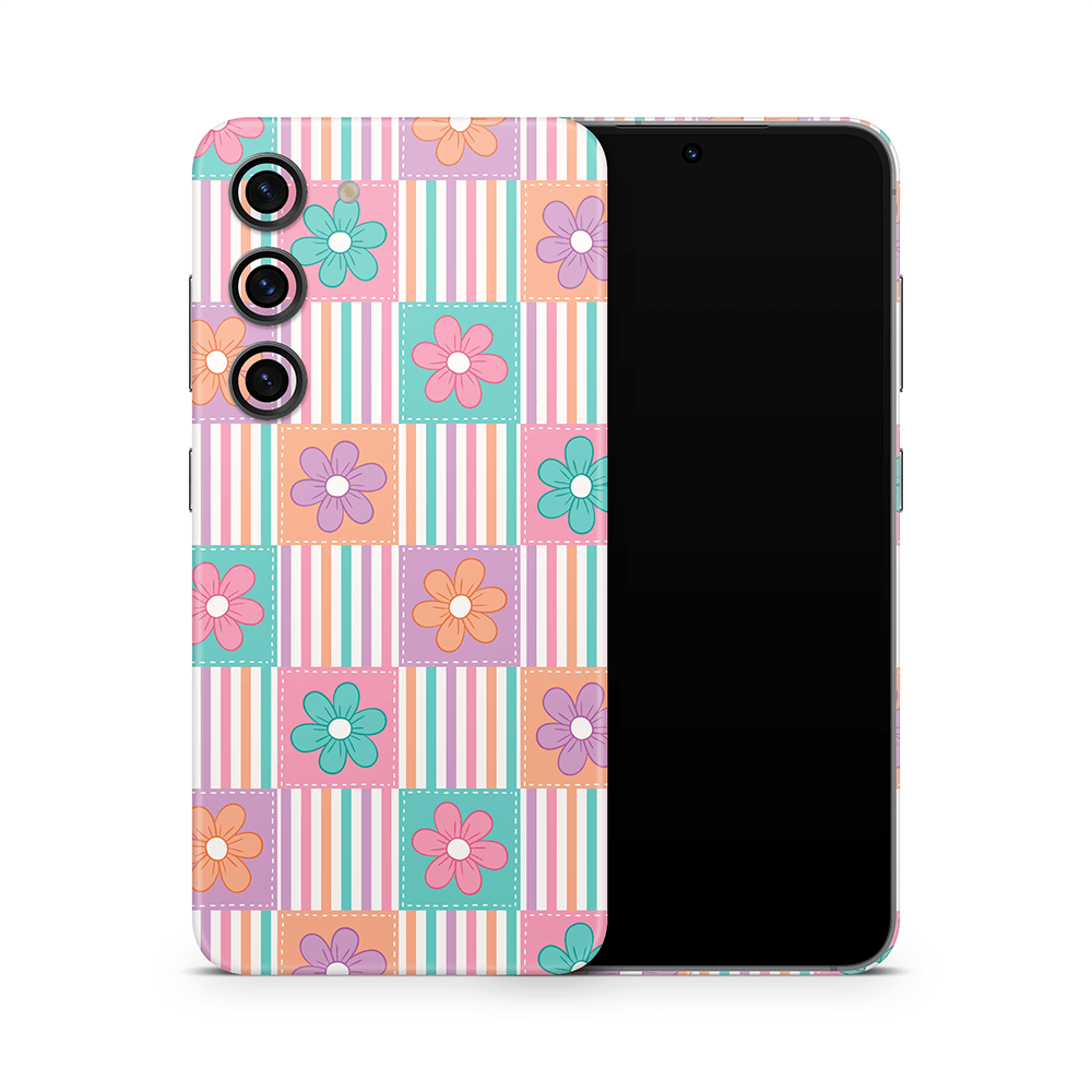 Daisy Patchwork Samsung Galaxy S Skins