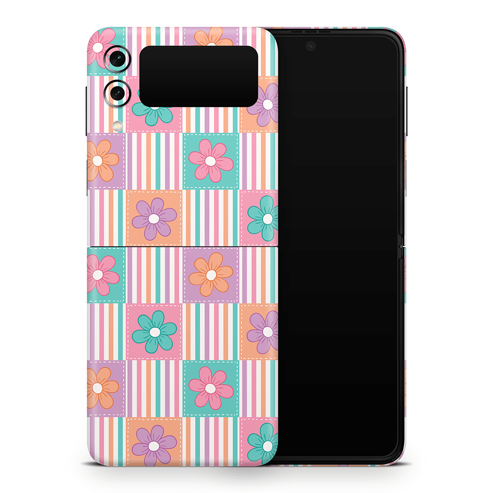Daisy Patchwork Samsung Galaxy Z Flip / Fold Skins