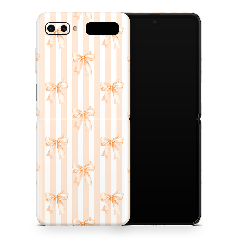 Apricot Bows Samsung Galaxy Z Flip / Fold Skins