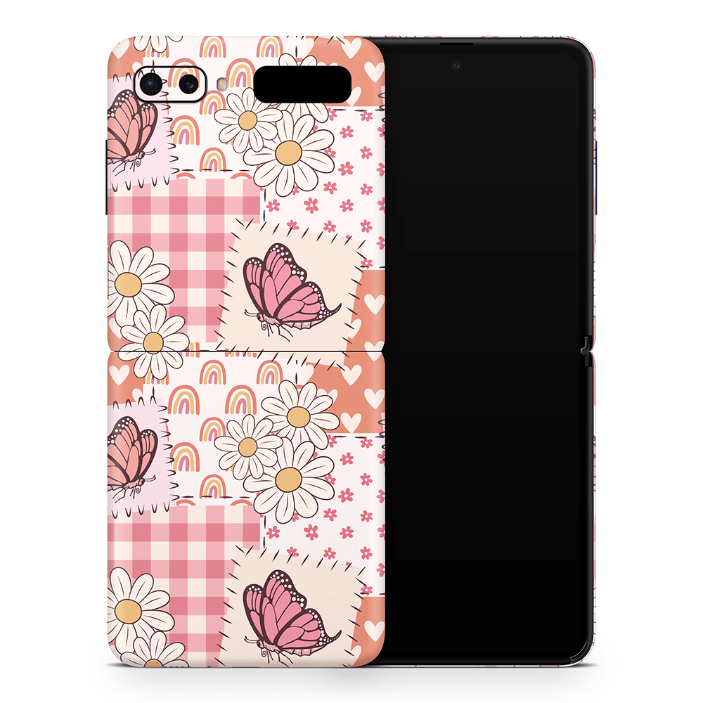Blush Patchwork Samsung Galaxy Z Flip / Fold Skins