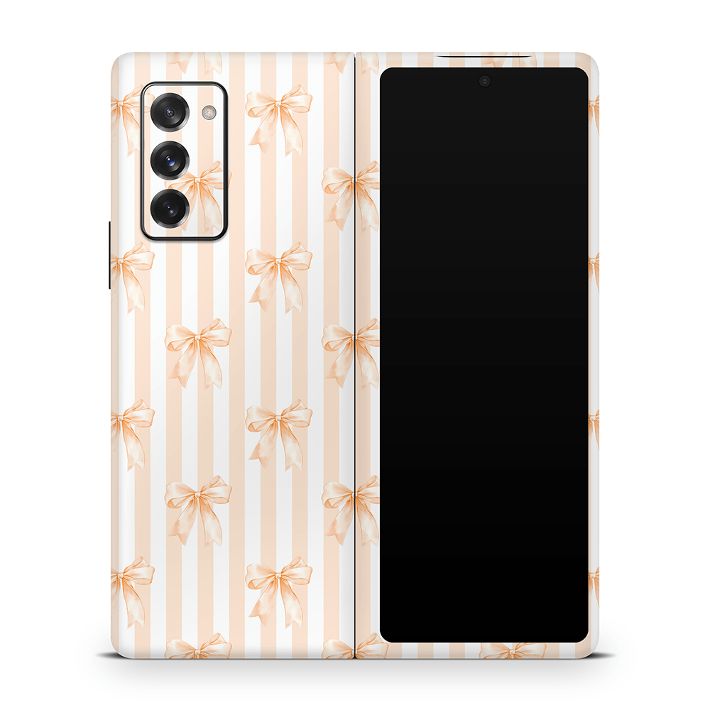 Apricot Bows Samsung Galaxy Z Flip / Fold Skins