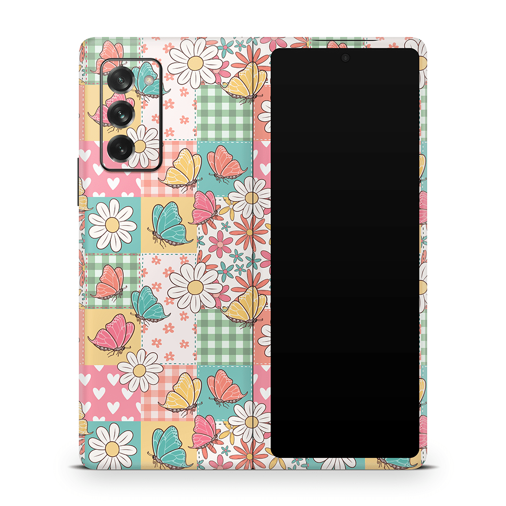 Butterfly Patchwork Samsung Galaxy Z Flip / Fold Skins