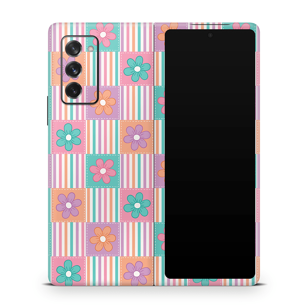 Daisy Patchwork Samsung Galaxy Z Flip / Fold Skins