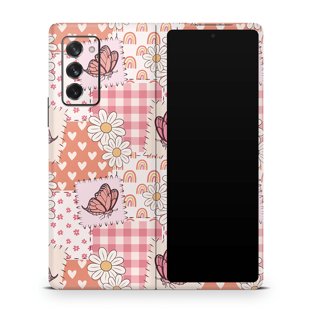Blush Patchwork Samsung Galaxy Z Flip / Fold Skins
