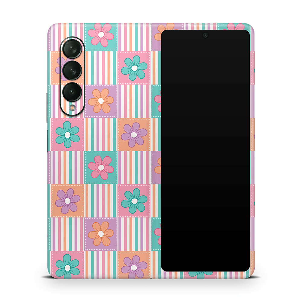 Daisy Patchwork Samsung Galaxy Z Flip / Fold Skins