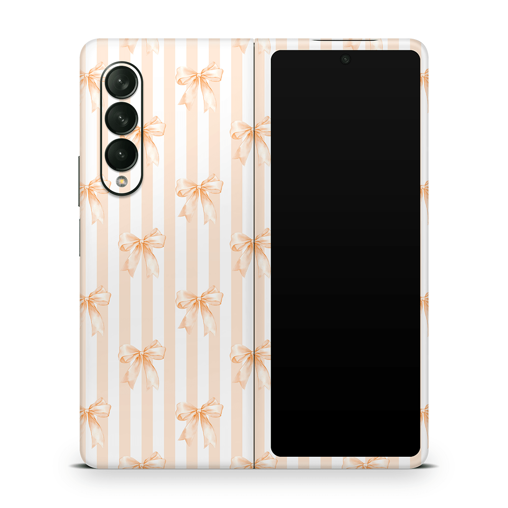 Apricot Bows Samsung Galaxy Z Flip / Fold Skins
