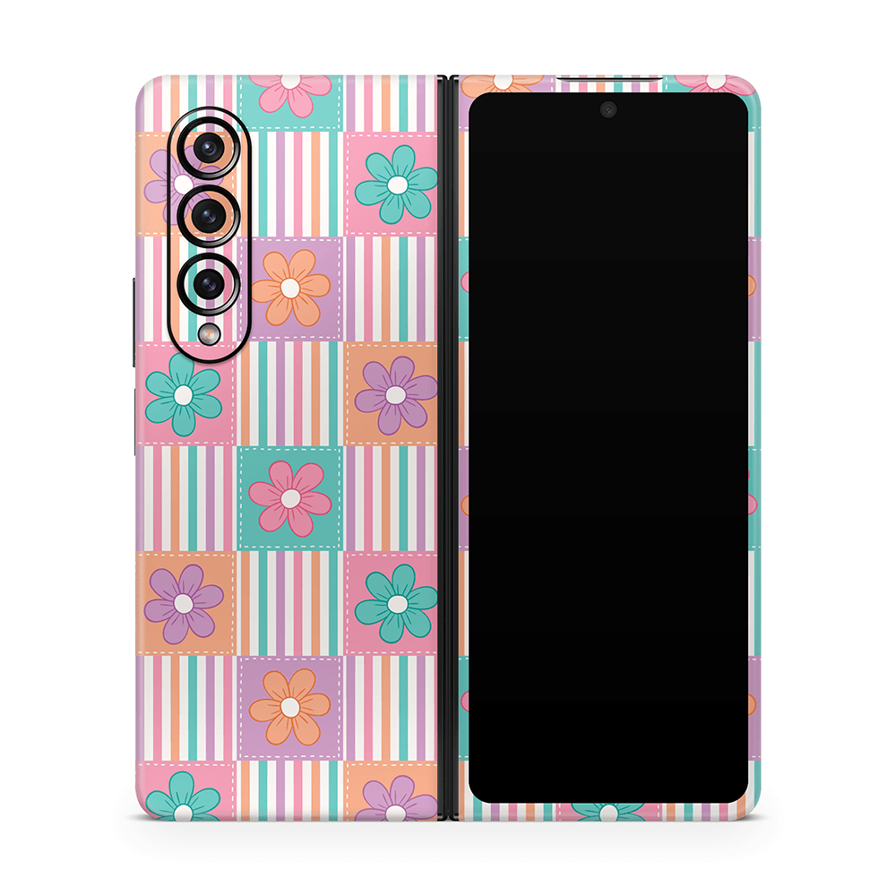 Daisy Patchwork Samsung Galaxy Z Flip / Fold Skins