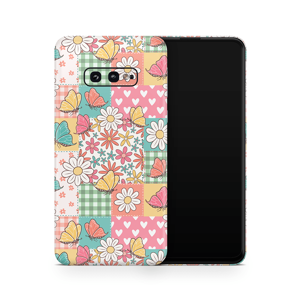 Butterfly Patchwork Samsung Galaxy S Skins