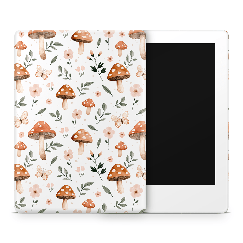 Spring Mushies Amazon Kindle Skins