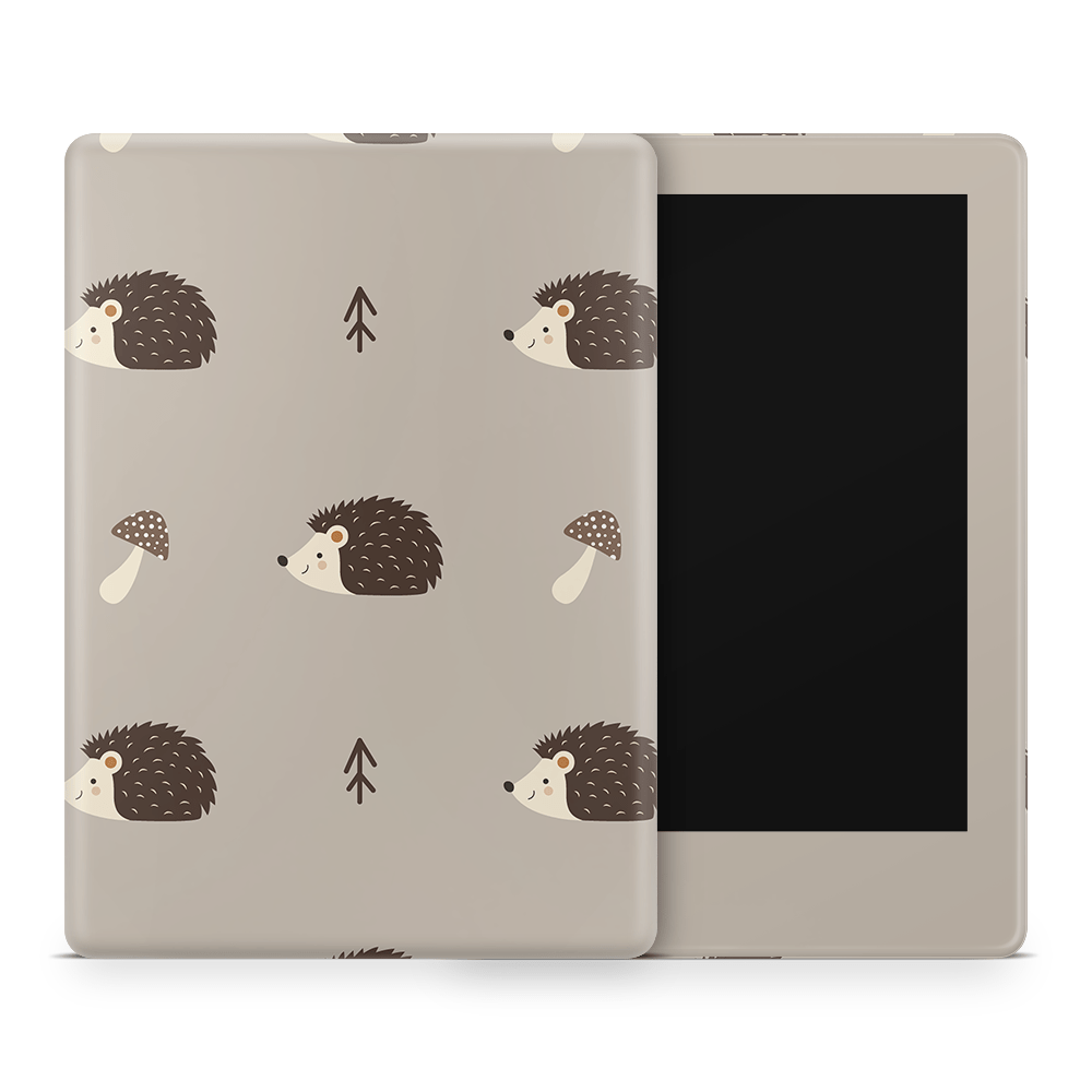 Woodsy Hedgehogs Amazon Kindle Skins