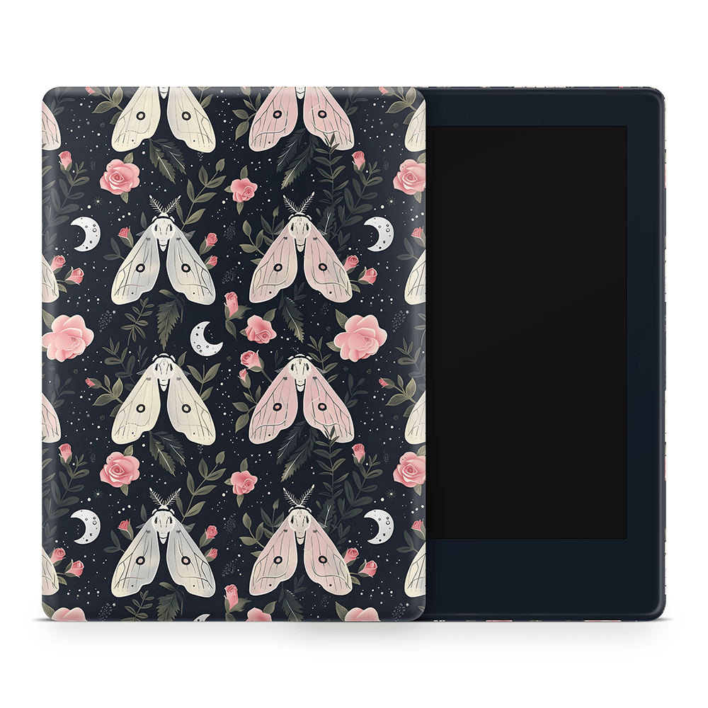 Gentle Moths Amazon Kindle Skins