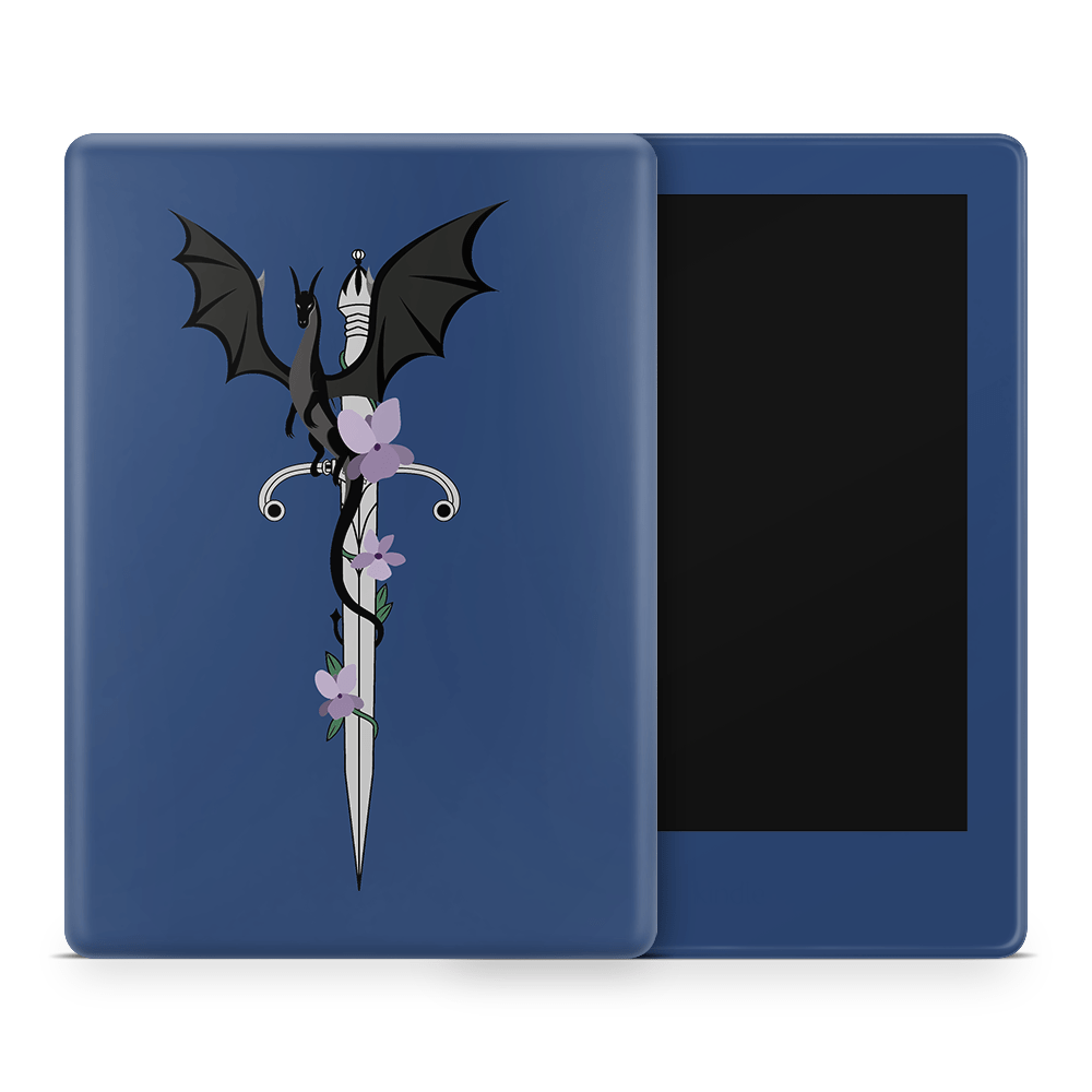 Violet's Dagger (Navy) Kindle Skins | Fourth Wing Officially Licensed